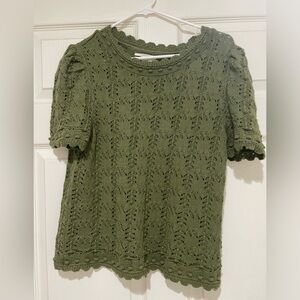 Anthropologie green sweater